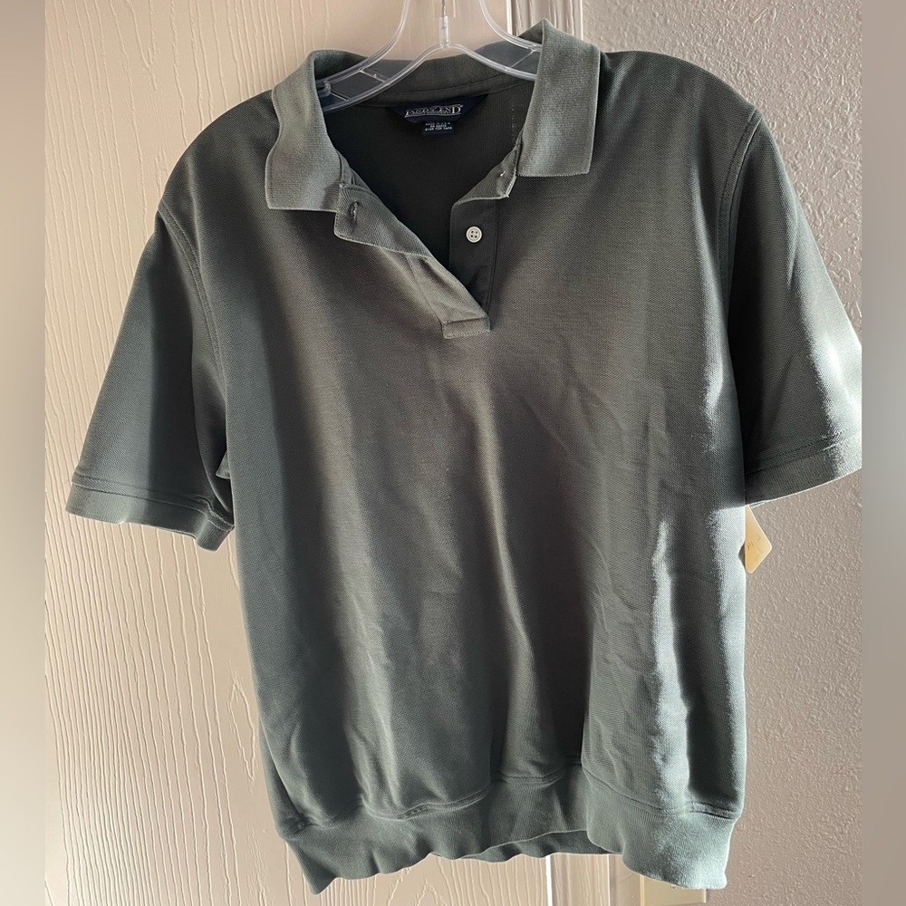 Lands End Forest Green Women’s polo shirt